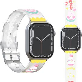 [S2B] BT21 minini Sweetie Apple Watch Soft Band - Watchband Accessories Strap Waterproof Sport Band - Made in Korea